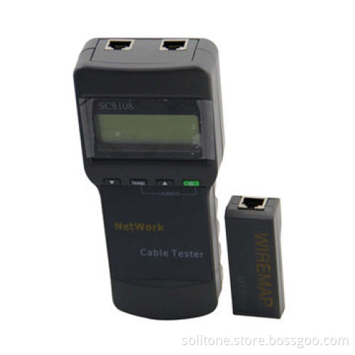 Network Cable Tester, Multifunctional for LAN and Coaxial Cables, with Automatic Time Delay ShutoffNew
